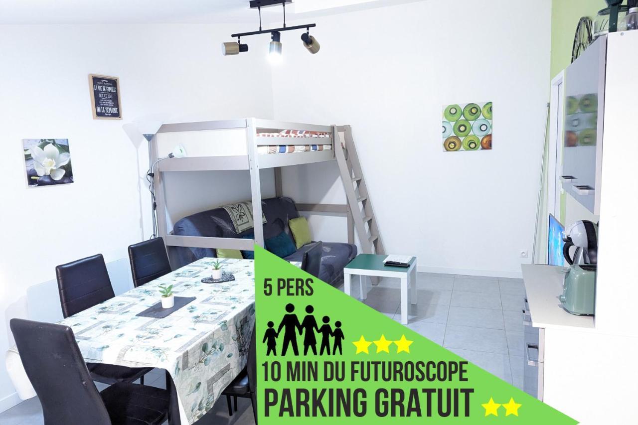 Appartement Entier Meuble A Beaumont Proche Futuroscope Et Poitiers Technopole エクステリア 写真